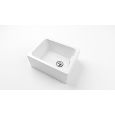 Maya Quartz Belfast Sink - White Finish